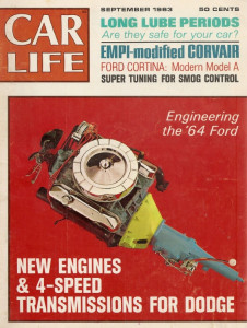 CAR LIFE 1963 SEPT - EMPI CORVAIR, CORTINA, MONZA SS, AIRFLOW, INDY
